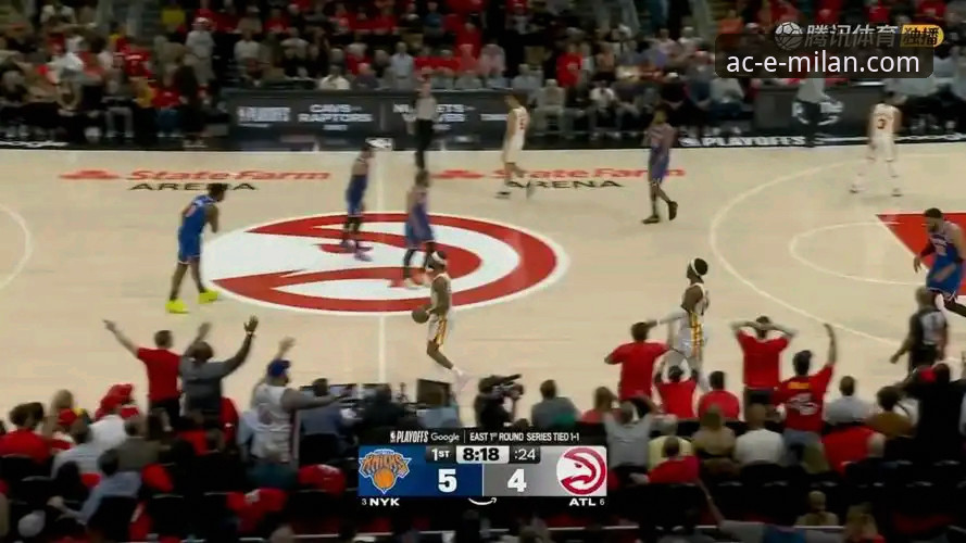 NBA季后赛创纪录之夜！尼克斯队狂胜老鹰队晋级半决赛最新动态，米兰体育平台呈现赛事精彩时刻